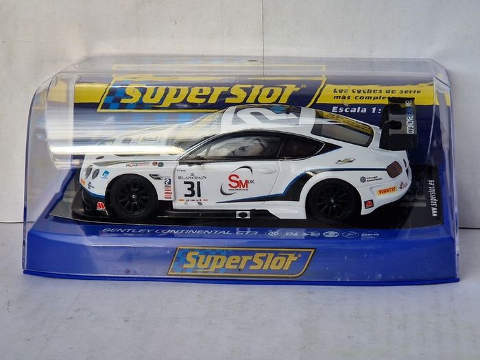 Scalextric Bentley Continental GT3- #31 Slot car ( H4024 C4024 24hr Le Mans touring superslot )