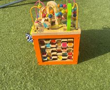 Zany Zoo Wooden Activity Cube