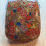 Handmade & Hand-painted lacquered paper mache box Image 8