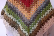 Handmade crochet shawl