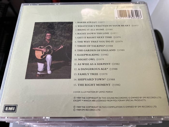Gerry Rafferty - Right Down The Line    CD