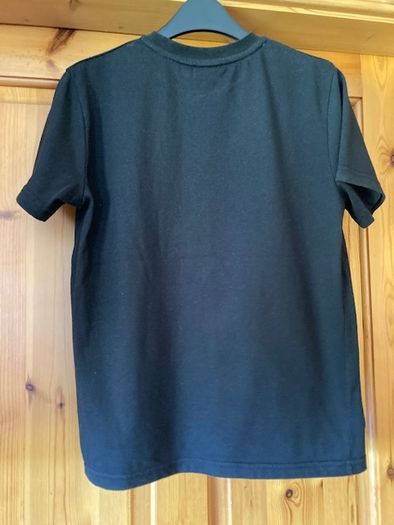 Le Coq Sportif tee shirt. Age 10-11. Black.