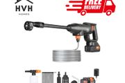 High Pressure Cordless Washer Cleaner Portable Water Spray Car Gun 580 PSI