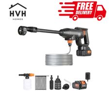 High Pressure Cordless Washer Cleaner Portable Water Spray Car Gun 580 PSI