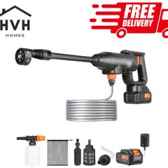 High Pressure Cordless Washer Cleaner Portable Water Spray Car Gun 580 PSI