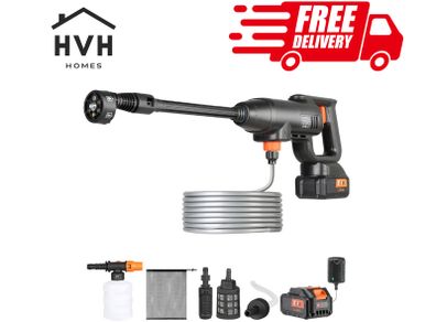 High Pressure Cordless Washer Cleaner Portable Water Spray Car Gun 580 PSI