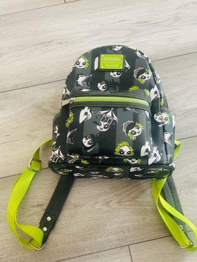 Loungefly Beetlejuice Chibi Characters All-over Print Mini Backpack