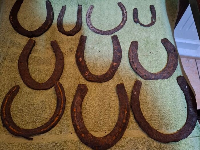 Antique horseshoes