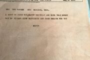 Elvis Memorabilia - Telegram from Elvis to Mrs Tom Parker
