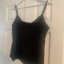 Black V Neck Crop Top Image 6