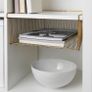Ikea Kallax wire baskets brass colour Image 2