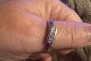 375 white gold ring