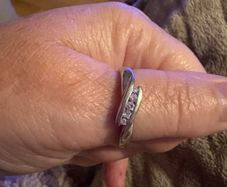 375 white gold ring