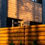 Metal fence timber imitation Image 2