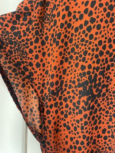 Bnwt primark animal print wide leg jumpsuit with wrap around detail size 12