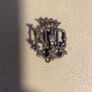 Vintage N de D Crown Brooch Image 3