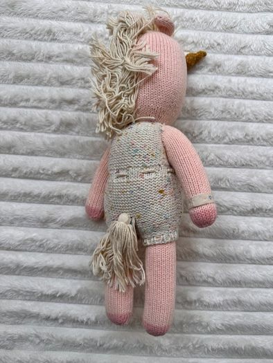 Cuddle + Kind ELLA Unicorn Plush Plush Doll Handmade In Peru approx. 35 cm. Used Please see photos