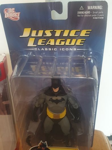DC Direct Shazam and Black Adam And X1 Batman Justice league icons