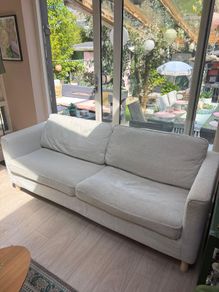 Grey 3 seater sofa Ikea