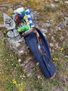 Waxed Canvas Golf Sunday Carry Bag