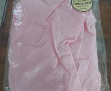 New Pink Fitted  Single Sheet 90cm x 190cm