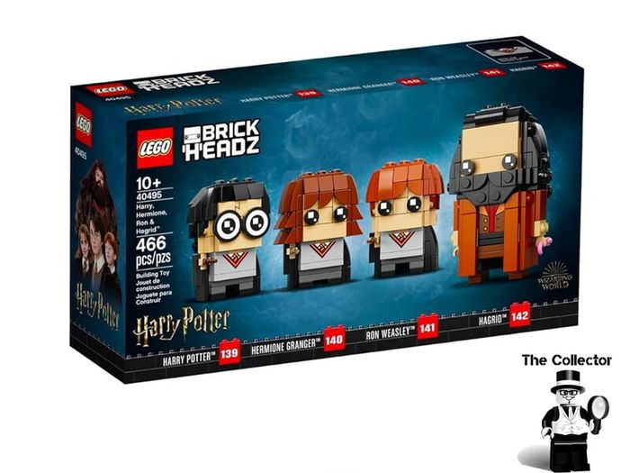 LEGO Harry Potter Brickheadz Set Harry Hermione Ron And Hagrid Set 40495 Brand New Factory Sealed