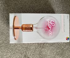 'Love' neon-style bulb lamp