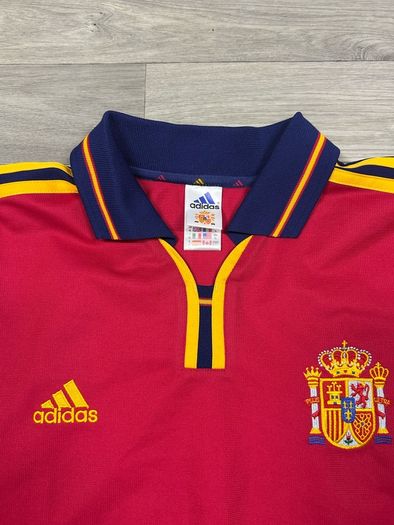 Genuine Vintage 1999 Adidas Spain Home Jersey Shirt Mens XL