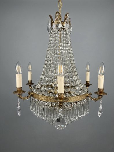 Exceptional Antique French Empire Chandelier