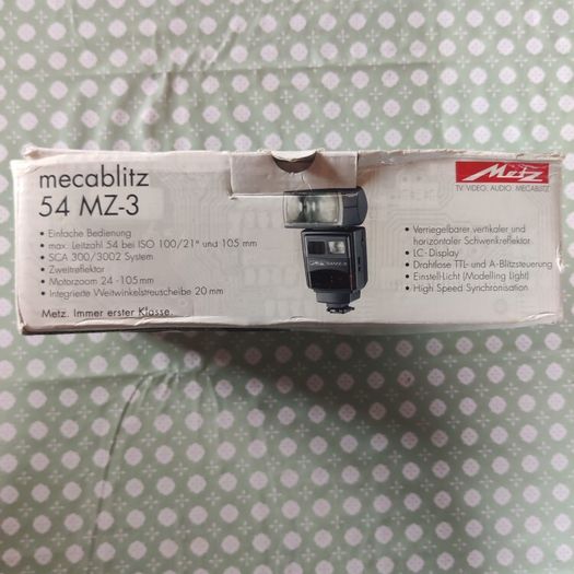 Nikon Metz Mecablitz 54 MZ-3 flash unit