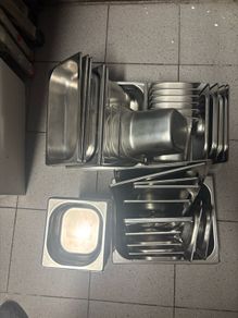 Stainless Steel Food Prep Containers & Lids