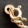 Vintage Italian 9ct gold rope link bracelet by UnoAErre Image 4