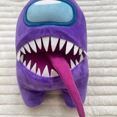 Toikido Among Us Impostor Purple Monster Stuffed Toy Plush approx. 30 cm. Used Please see photos