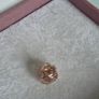 Pandora sparkling polished lines charm rose gold 14 plated perfect condition Image 7