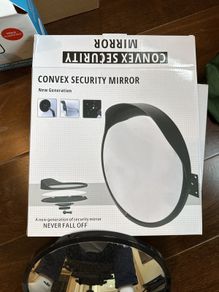 Outdoor security mirror