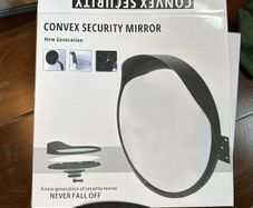 Outdoor security mirror