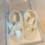 Brand new baby girl ivory christening shoes size 18 Image 3