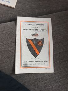 Clonliffe Harriers International Sports Lansdowne Rd 1957