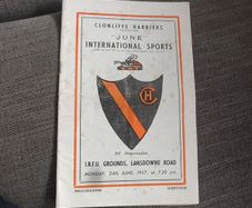 Clonliffe Harriers International Sports Lansdowne Rd 1957