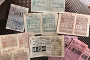 1949/50  Petrol Ration Coupons