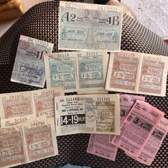 1949/50  Petrol Ration Coupons