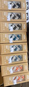 8 boxes of little bird in ear headphones brand new still in box. 3 black, 3 blue, 2 orange.  RRP 9.95 each. Price for all 8 includes registered post