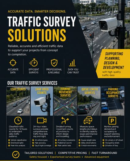 Traffic Surveys Ireland  Traffic Counts, Turning Counts & Parking Surveys