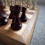 Handmade Chessboard - Walnut, Maple and Oak with Large Chess Pieces Image 3