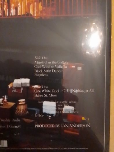 Jethro Tull LP - Minstrel In The Gallery  (NEW)
