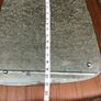 Stunning large mid-century Mirror on wood Image 3