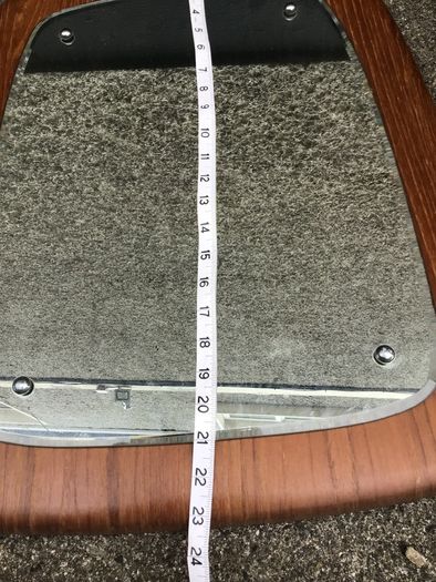 Stunning large mid-century Mirror on wood