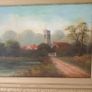 !9th century Oil on Board Painting.Signed. Image 2