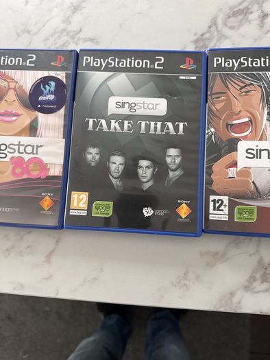 playstation 2 sing star (x3)