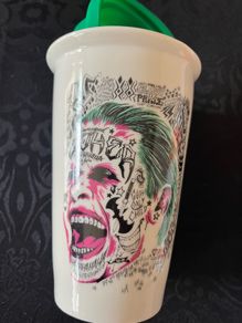 ceramic Joker tall cup no lid